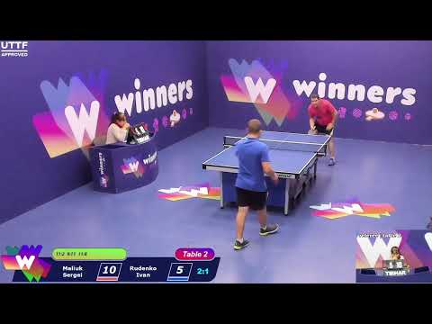 WINners CUP table 2  17.11 Maliuk Sergei - Rudenko Ivan  17:30