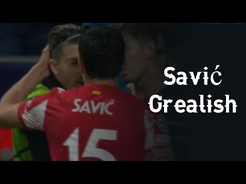 Stefan Savić Vs Jack Grealish | Atletico Madrid Vs Manchester City 2022