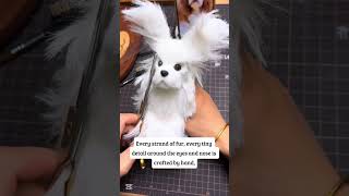 FuzzyTwist Easy pipe cleaner craft, fuzzy long ears dog full tutorial cleaner pipes  #pipecleanerart