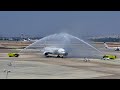 Emirates Inaugural First Flight/Arrival to Tel Aviv Ben Gurion Airport