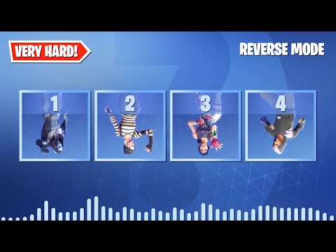 ADIVINA EL BAILE DE FORTNITE CON LA MÚSICA E IMAGEN DEL REVÉS - FORTNITE CHALLENGE | tusadivi