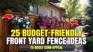 25 Budget Friendly Front Yard Fence Ideas to Boost Curb Appeal