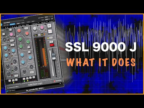What It Does - SSL 9000 J from Brainworx & Plugin Alliance