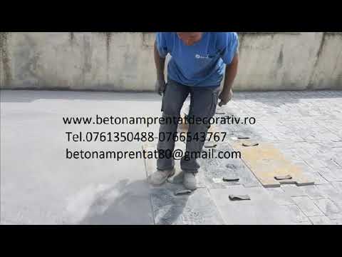 Beton Amprentat Braniștea - Mehedinți Tel.0761350488 -0766543767