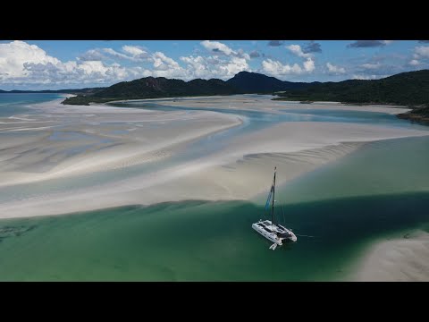 Stuck in Hill Inlet - Whitehaven Beach - Whitsundays - Sailing Greatcircle (ep.299)