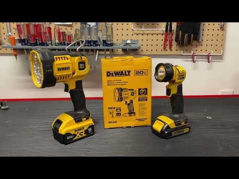 DeWalt Spot Light DCL043 vs Worklight DCL040