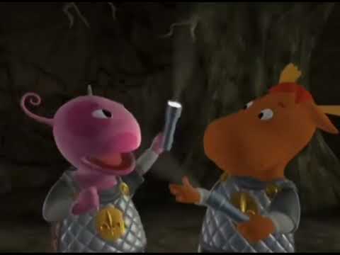 The Backyardigans: The Grabbing Goblin steals Uniqua and Tyrone's helmets, shields and flashlights