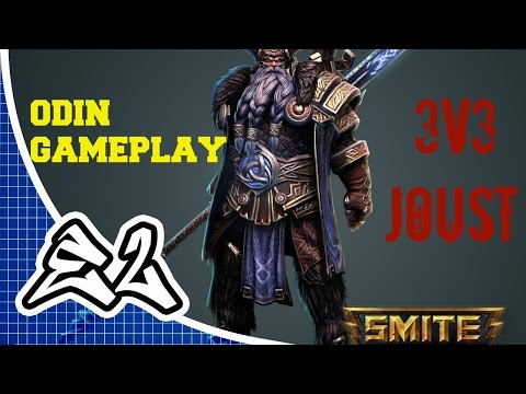 Odin Full Gameplay W/Commentary | 3v3 Joust | SMITE