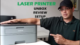 BROTHER LASER PRINTER - Unbox Review & Setup