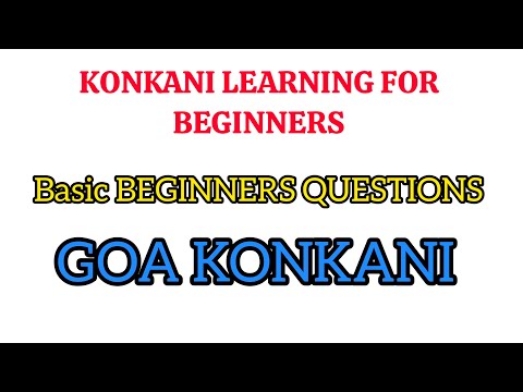 Basic 11 Questions in Konkani... learn to speak Konkani through English.. for beginners..