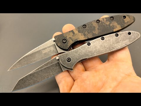 KERSHAW LEEK 1660 - ONE OF THE BEST SELLING KNIVES IN THE WORLD THE LAST 20 YEARS & LFK 1700 JEEP