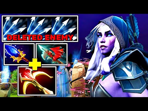 [ Drow Ranger ] IMBA BUILD - PERFECT INSTANT - DELETED ENEMY - HURRICANE PIKE & DAEDALUS GAMEPLAY