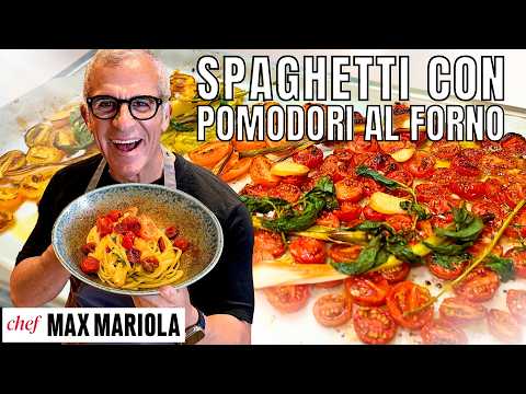Pasta con Pomodorini al forno e Cacioricotta - Ricetta di Chef Max Mariola