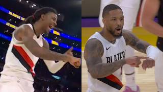 Damian Lillard - Ja Morant - Portland Trail Blazers - Los Angeles Lakers
