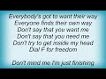 Shakespear's Sister - Dial F For Freedom Lyrics