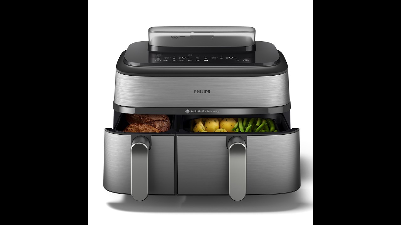 Philips 5000 Series Dual-Basket Airfryer with Steam