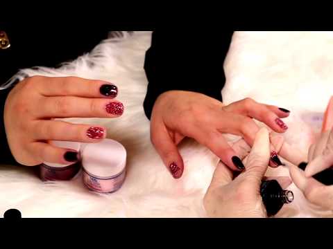 DIY Dip Powder Nail Polish Colors Isolated Dipping Powder Nail Design Tutorial Acrylic