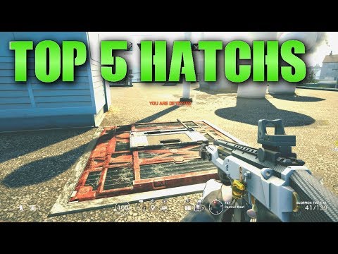 TOP 5 BEST HATCHES YOU DIDN'T KNOW YOU CAN REINFORCE | Rainbow Six Siege