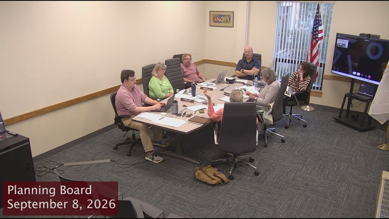 From the Planning Board