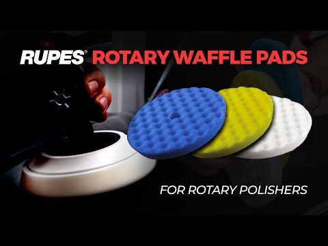 The Advantages of using RUPES Rotary Waffle Pads