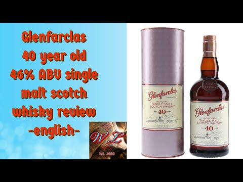 Glenfarclas 40 year old  / english review #21 ep.85 - single malt scotch whisky -