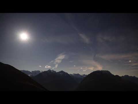 Muottas Muragl Night Panorama