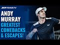 Andy Murray: Greatest ATP Comebacks & Dramatic Escapes!