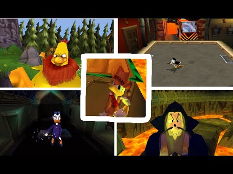 Disney's Donald Duck: Quack Attack - All Bosses (PC, N64, Dreamcast)
