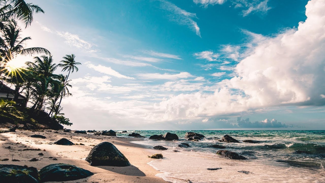 Serenity by the Sea: 1 Hour of Relaxing Coastal Views with Soothing Music