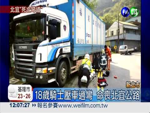 18歲騎士壓車過彎 命喪北宜公路