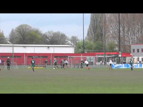 Feyenoord D1 - Jodan Boys D1 oefenwedstrijd