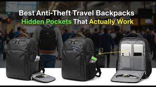 Top 5 Best Anti Theft Travel Backpacks With Hidden Pockets That Actually Work