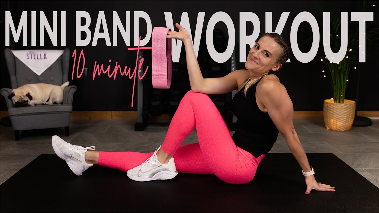 10 Minute Ab Workout with Mini Bands | At Home Workout | No Repeat - YouTube