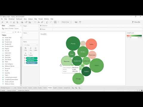 Tableau Tutorial for Beginners 24 How to Make a Tree Map in Tableau