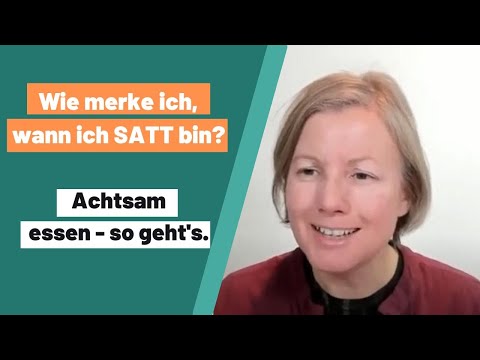 Wie kann ich lernen, achtsamer zu essen? (Ausschnitt aus Q&A im "Trust your Body")