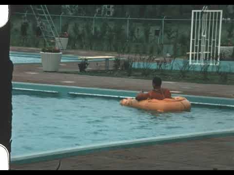 Opening Koudekerk PWA-bad, redden drenkeling - 26 juni 1967