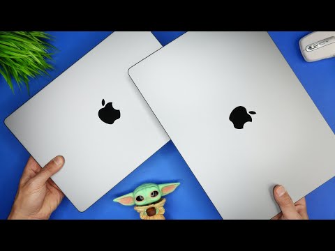 M1 Pro MacBook Pro 14 vs 16 Unboxing, Setup and Initial Comparison