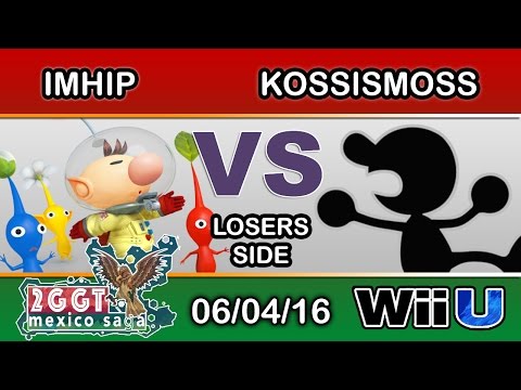 2GGT: Mexico Saga - ImHip (Olimar) Vs. KOSSismoss (Game & Watch) Losers Side - Smash Wii U