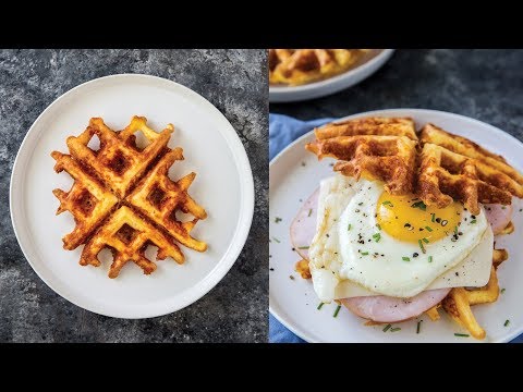How to Make Keto Chaffles | TWO Ingredients!