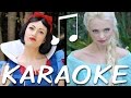 SNOW WHITE vs ELSA Karaoke (Princess Rap ...