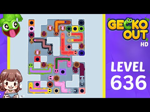 Gecko Out Level 636 Solution Walkthrough