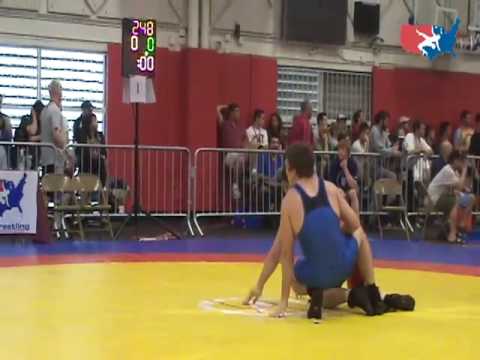 University Greco-Roman Final 66kg Match 1 - Kerry Regner vs. Ben Sanchez