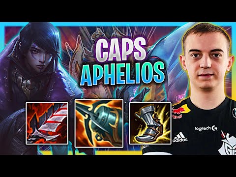 CAPS TRIES SOME APHELIOS ADC! G2 Caps Plays Aphelios ADC vs Ezreal!  Season 2023