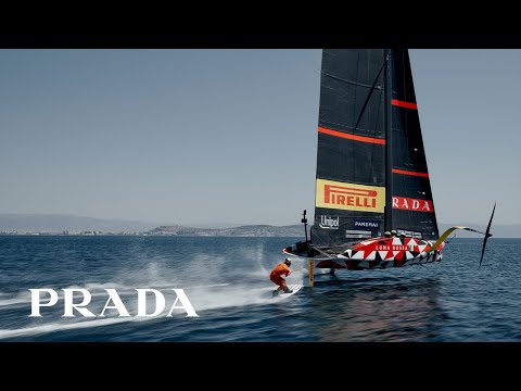 In the wake of Luna Rossa: the extreme wakeboarding of Nikolas Plytas in Prada Linea Rossa