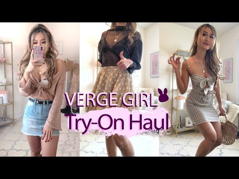Verge Girl Try-On Clothing Haul & Review