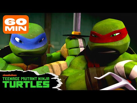 Ninja Turtles Fight EACH OTHER! | 🔵 Leo vs. Raph 🔴 | TMNT