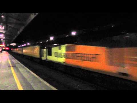 Colas 37219 through Newton Abbot on NR Test train 29-03-2016(HD)