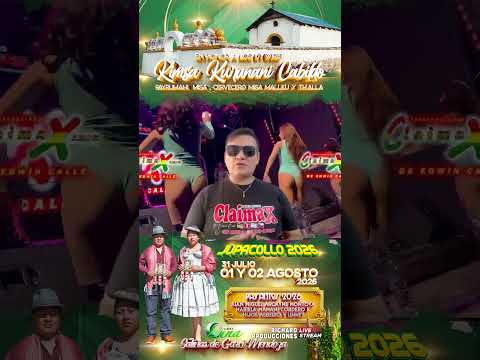 #AGRUPACIÓN_CONFIRMADO #AGRUPACION_CLAIMAX_X_AMOR Jupacollo 2026 – Ayllu Yaretani - Salinas G.M.