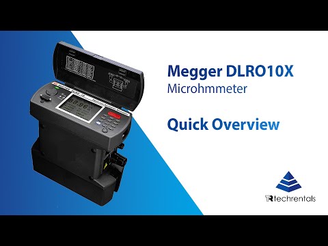 Megger DLRO10X Microhmmeter - Quick Overview