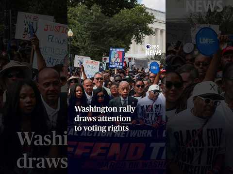 Washington rally draws attention to voting rights